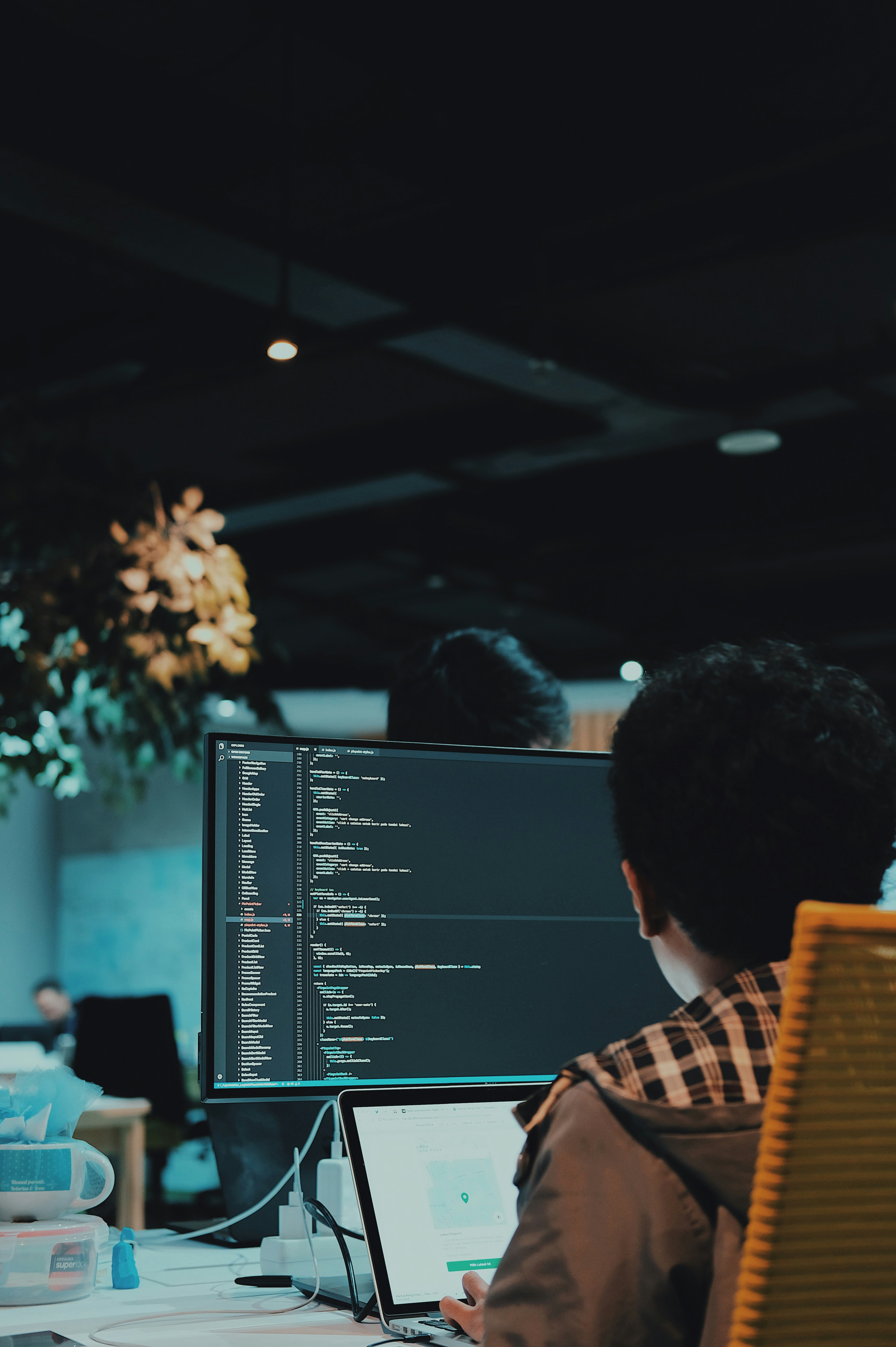 A hacker, hacking someone system